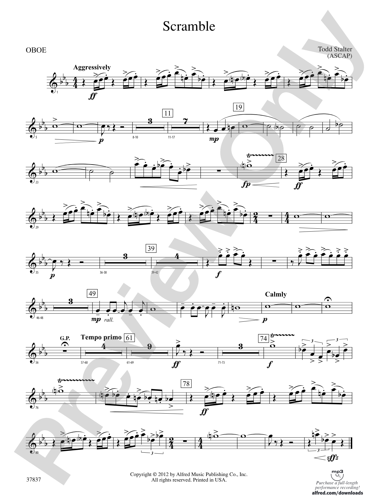 Scramble: Oboe