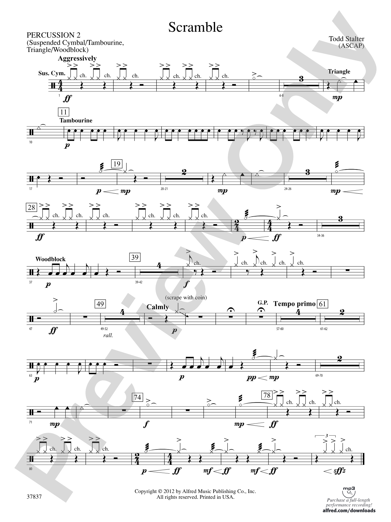 Scramble: 2nd Percussion