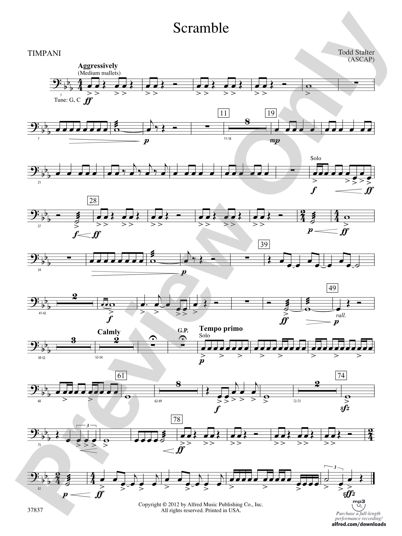 Scramble: Timpani