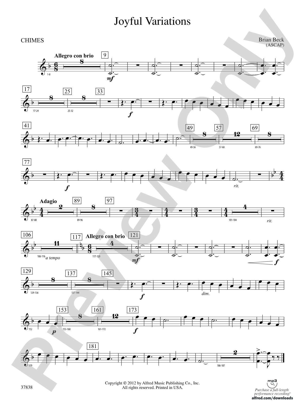 Joyful Variations: Chimes