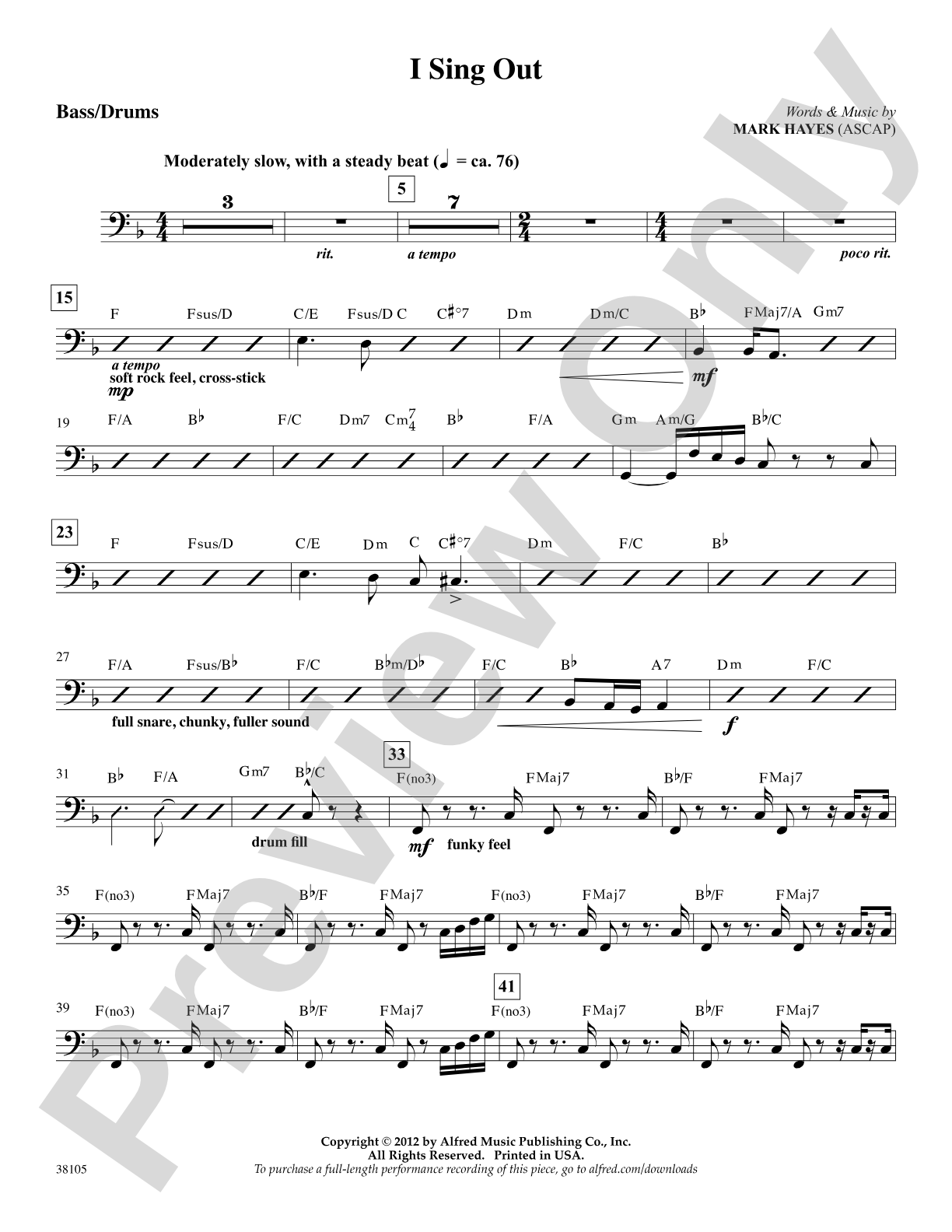 I Sing Out: Master Rhythm: Choral SoundPax