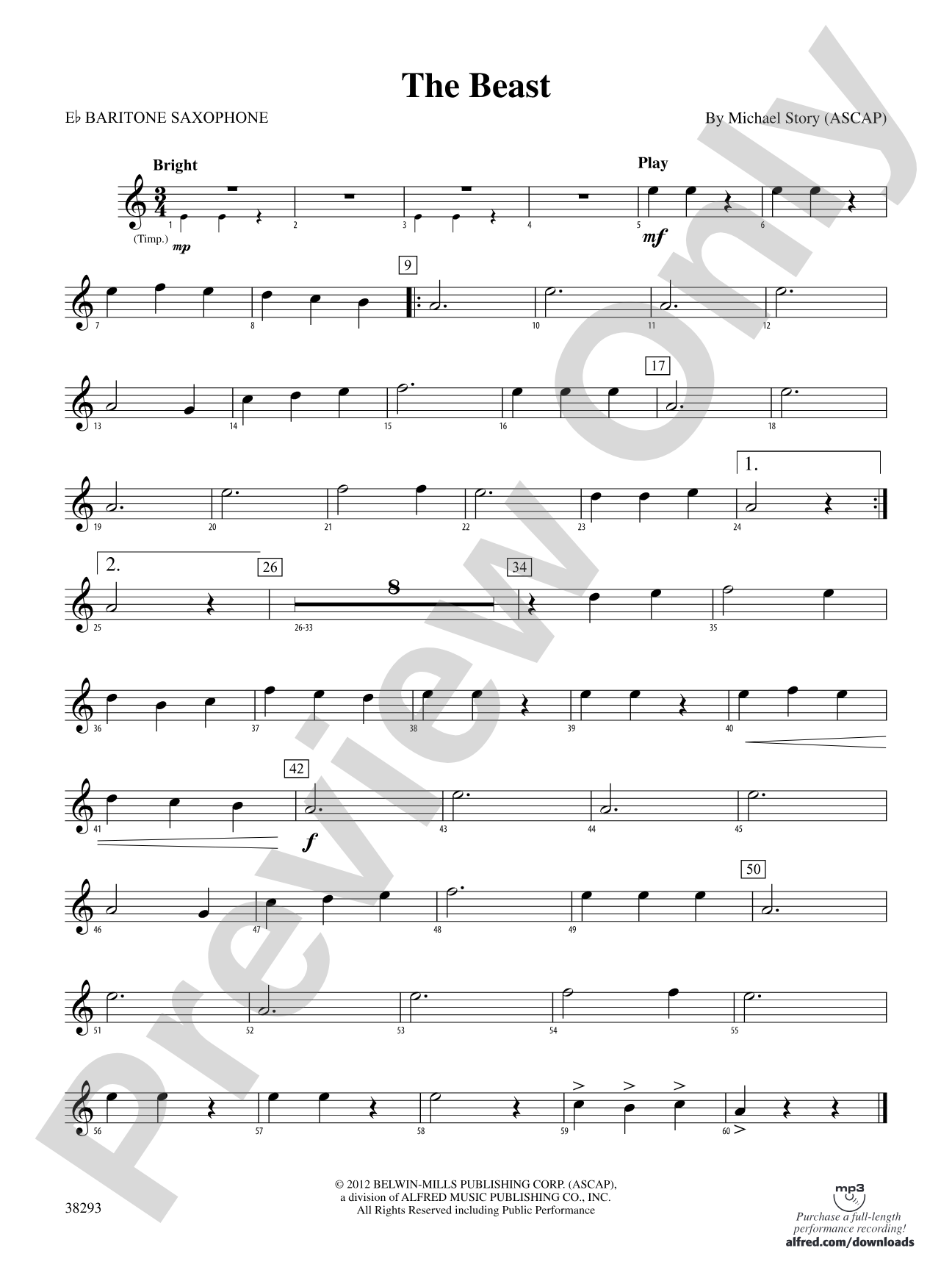 The Beast: E-flat Baritone Saxophone