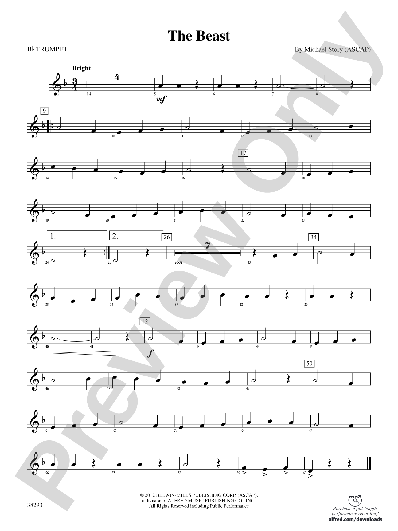 The Beast: 1st B-flat Trumpet