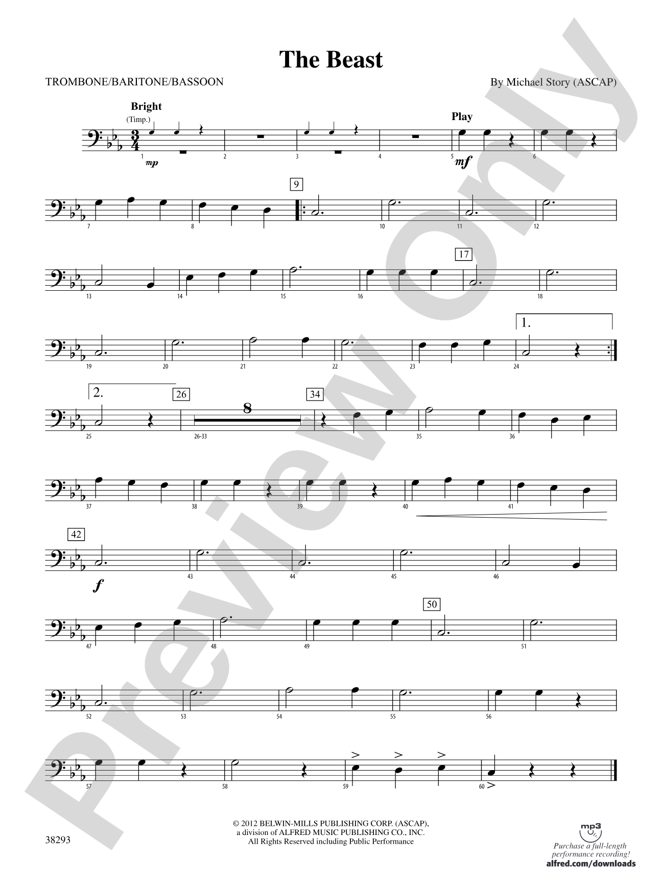 The Beast: 1st Trombone