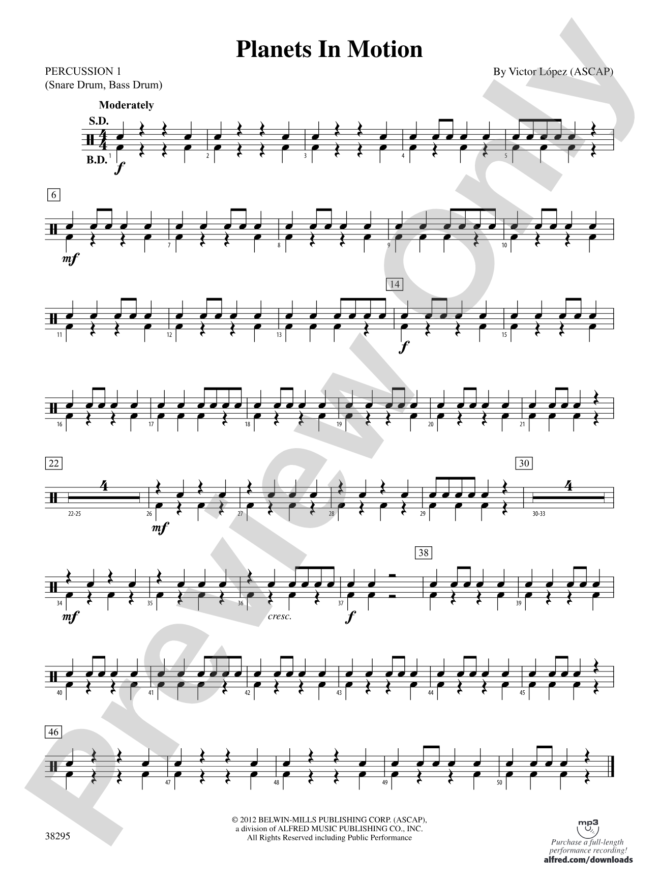 Planets in Motion: 1st Percussion