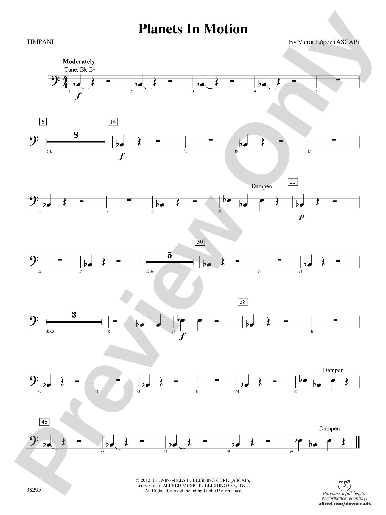 Planets in Motion: Timpani