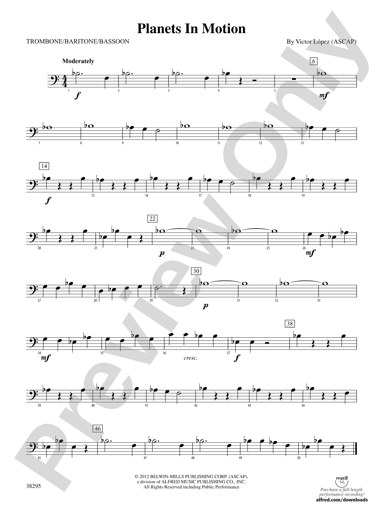 Planets in Motion: 1st Trombone