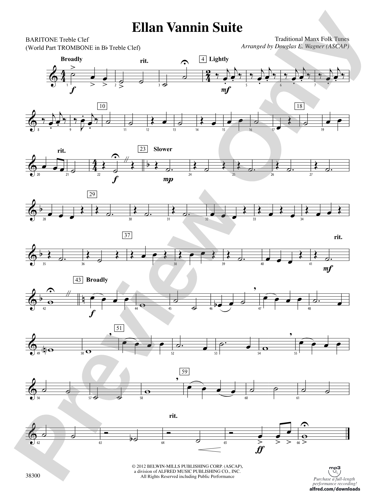 Ellan Vannin Suite: Baritone T.C.
