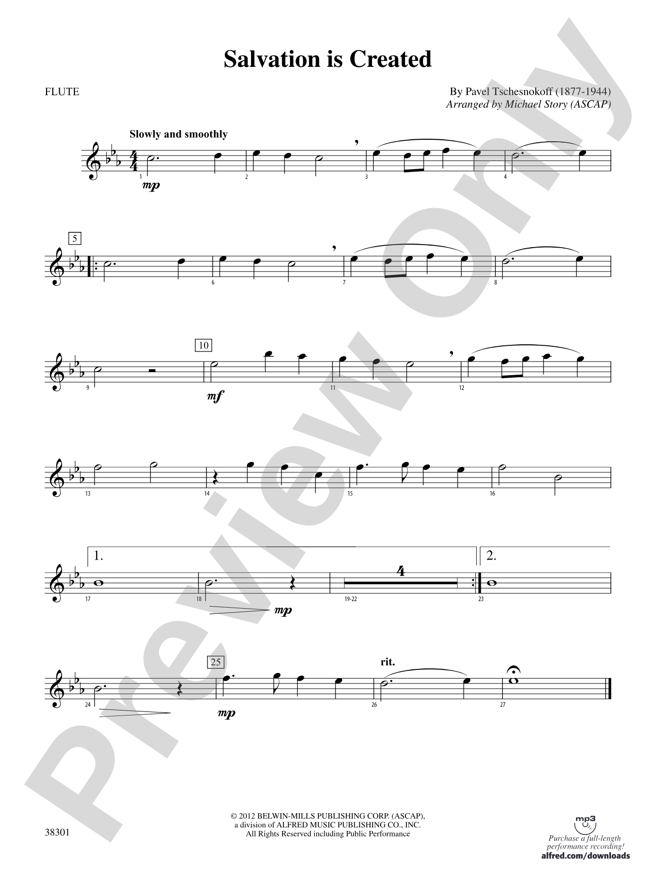Salvation Is Created: Flute