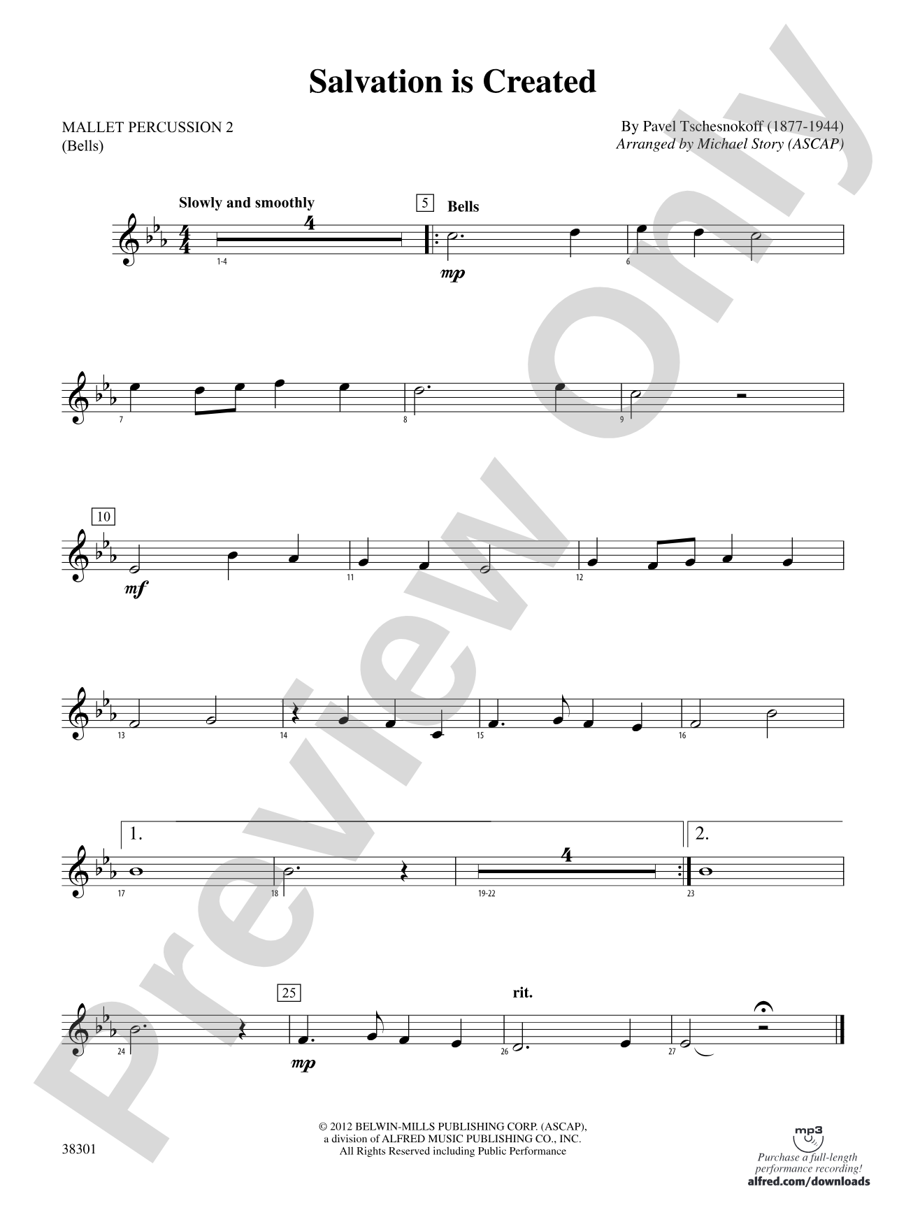 Salvation Is Created: 2nd Mallet Percussion