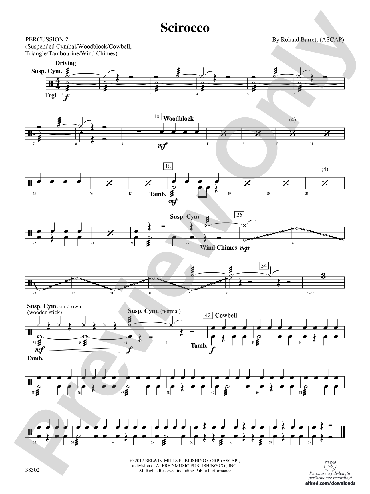 Scirocco: 2nd Percussion