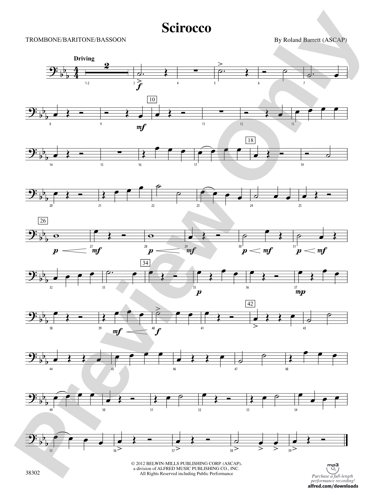 Scirocco: 1st Trombone