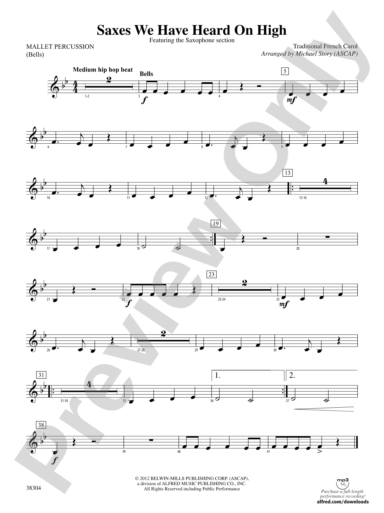 Saxes We Have Heard on High: Mallets