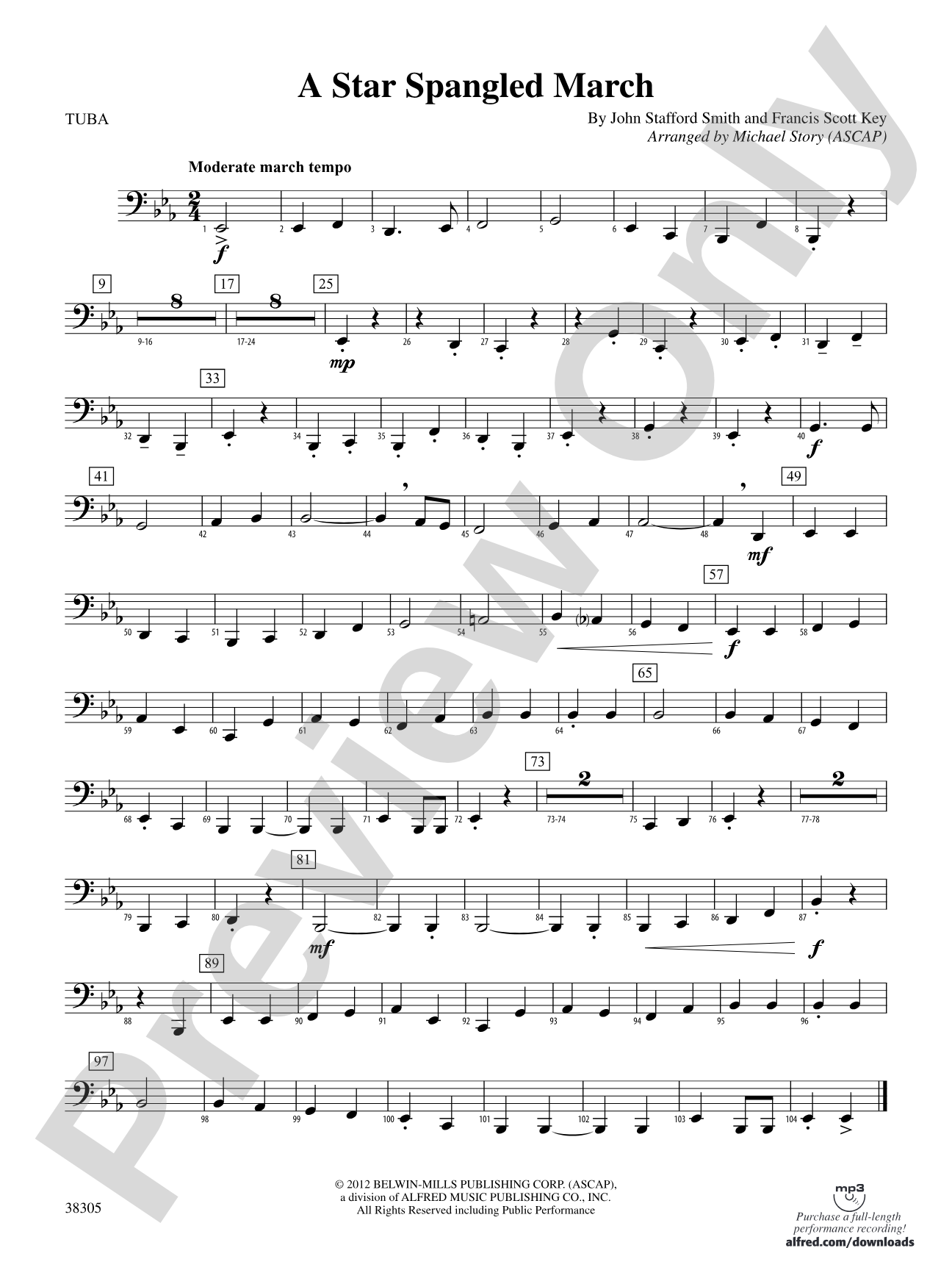 A Star Spangled March: Tuba