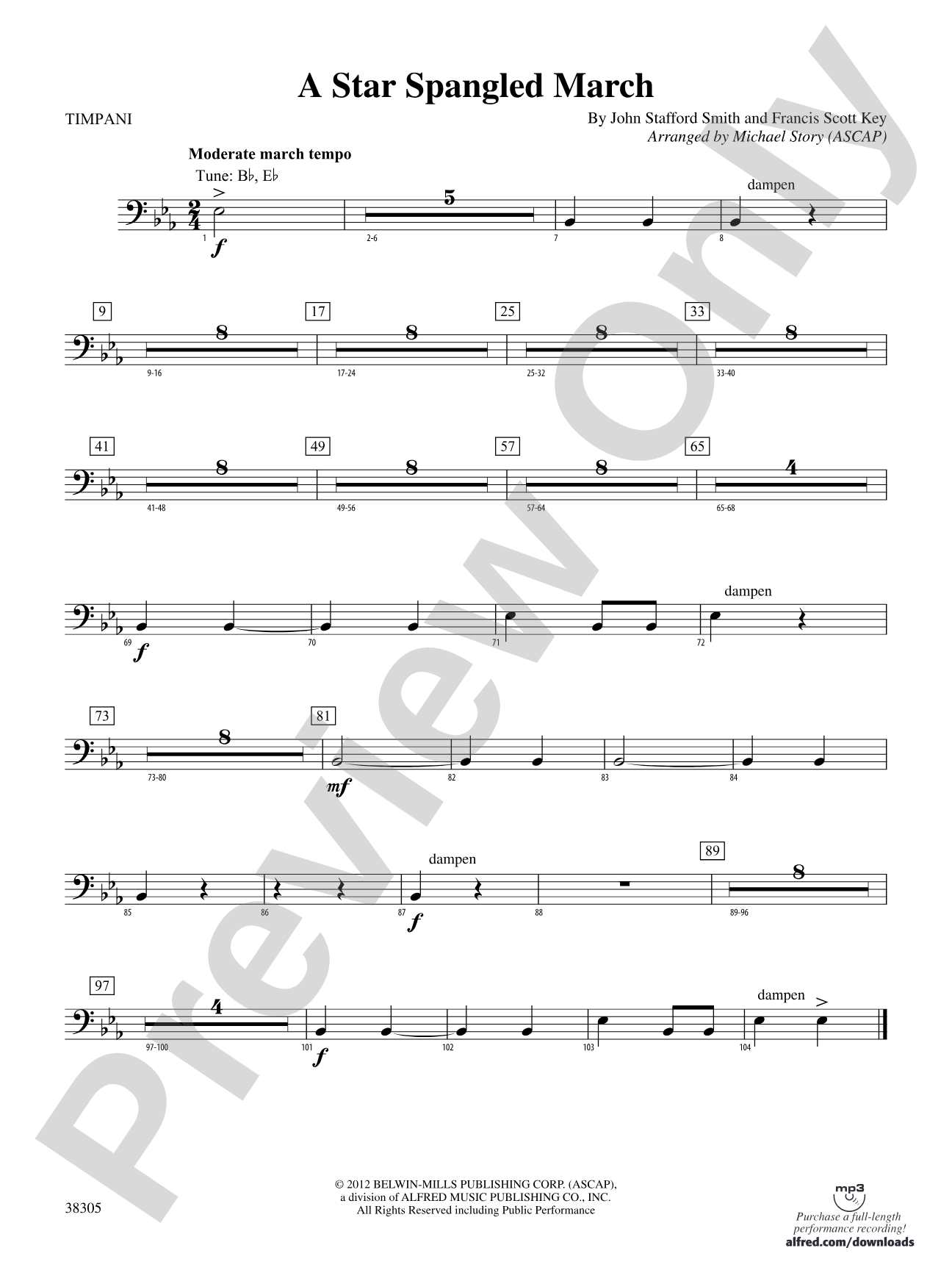 A Star Spangled March: Timpani