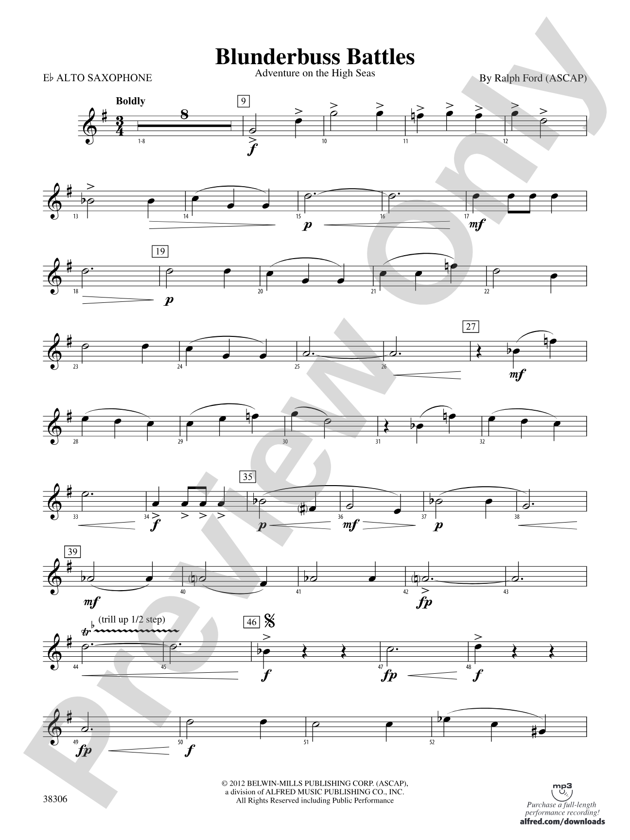 Blunderbuss Battles: E-flat Alto Saxophone