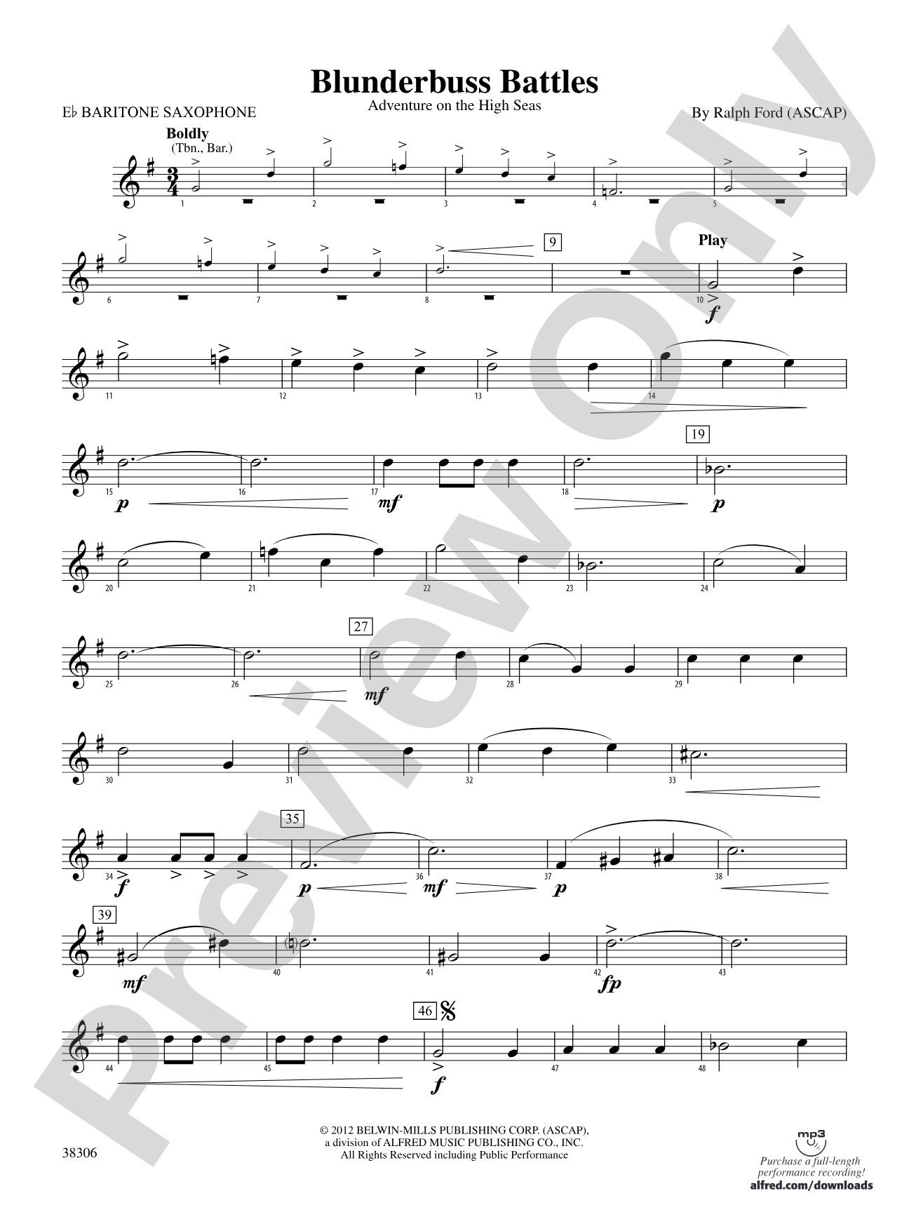 Blunderbuss Battles: E-flat Baritone Saxophone