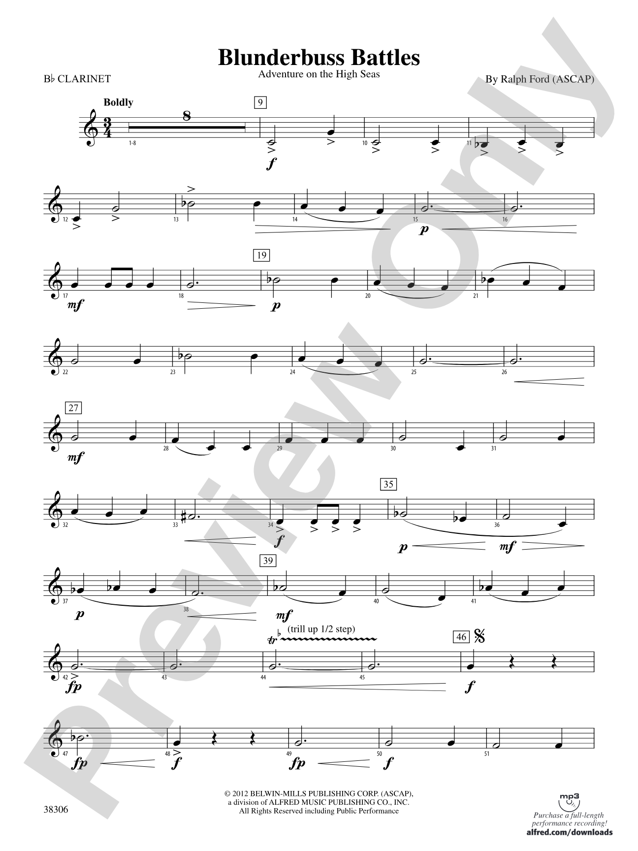 Blunderbuss Battles: 1st B-flat Clarinet