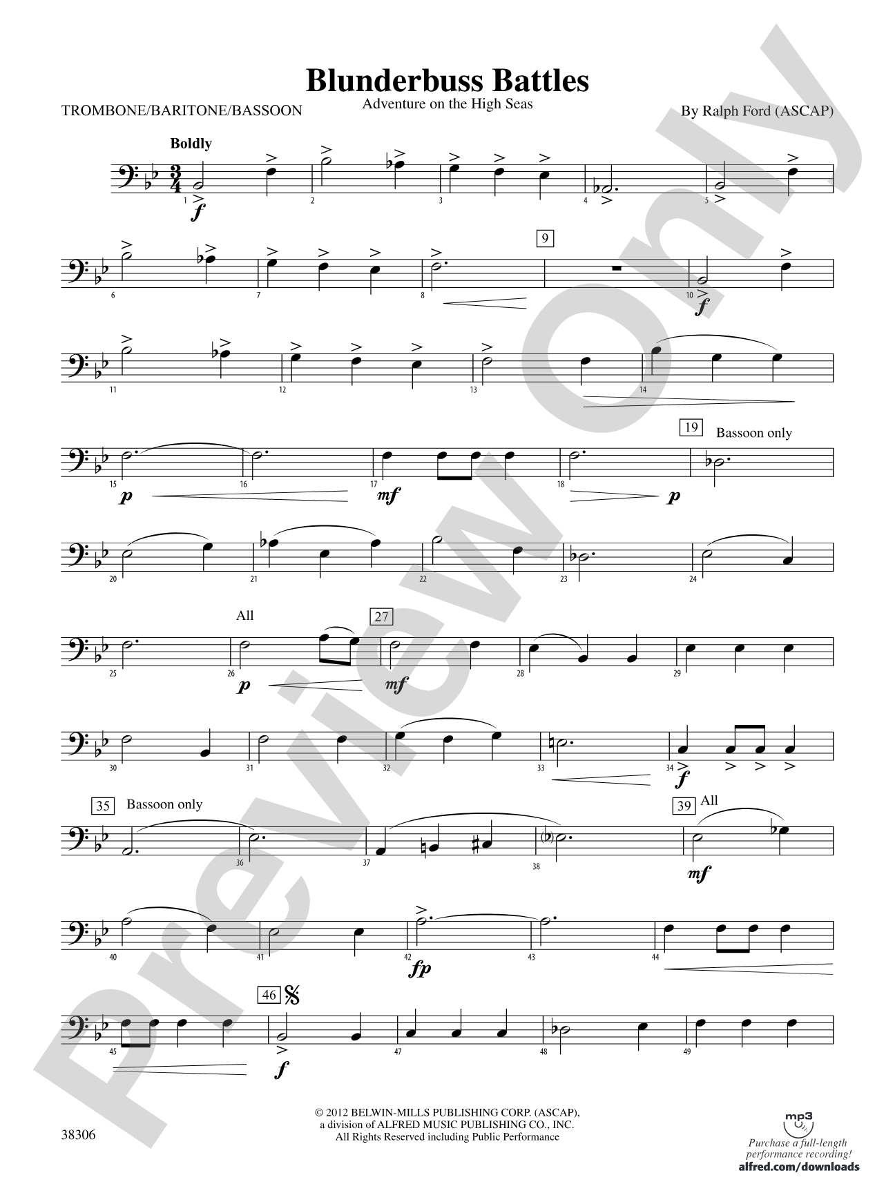Blunderbuss Battles: 1st Trombone