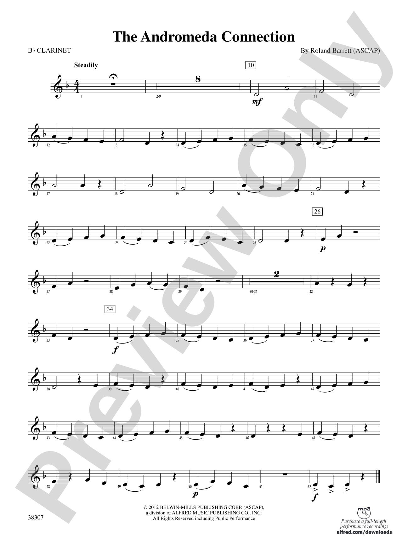 The Andromeda Connection: 1st B-flat Clarinet