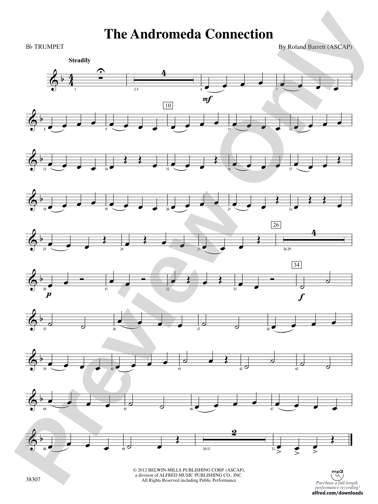 The Andromeda Connection: 1st B-flat Trumpet