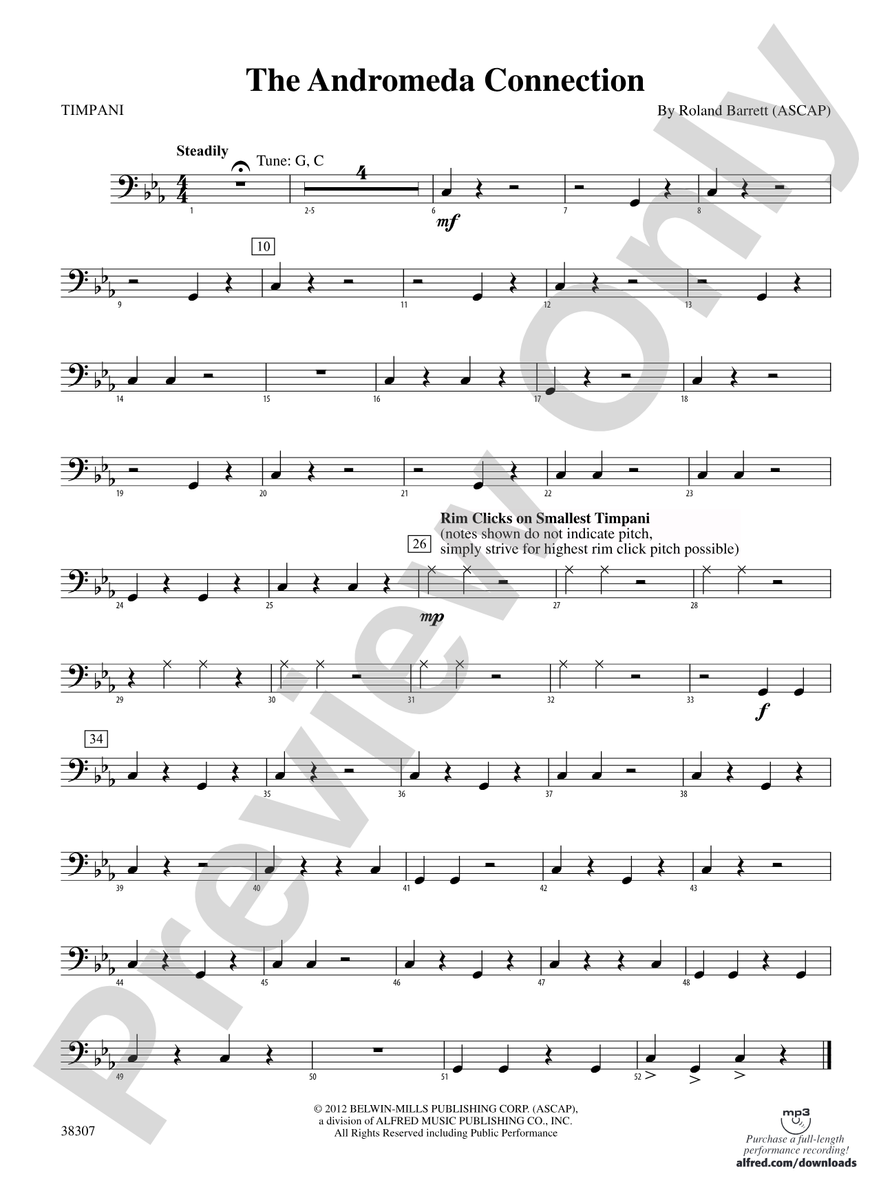 The Andromeda Connection: Timpani