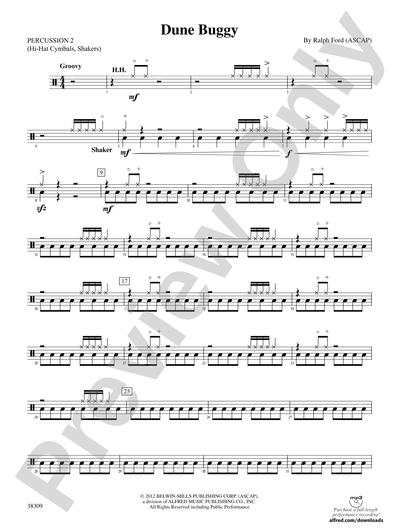 Dune Buggy: 2nd Percussion