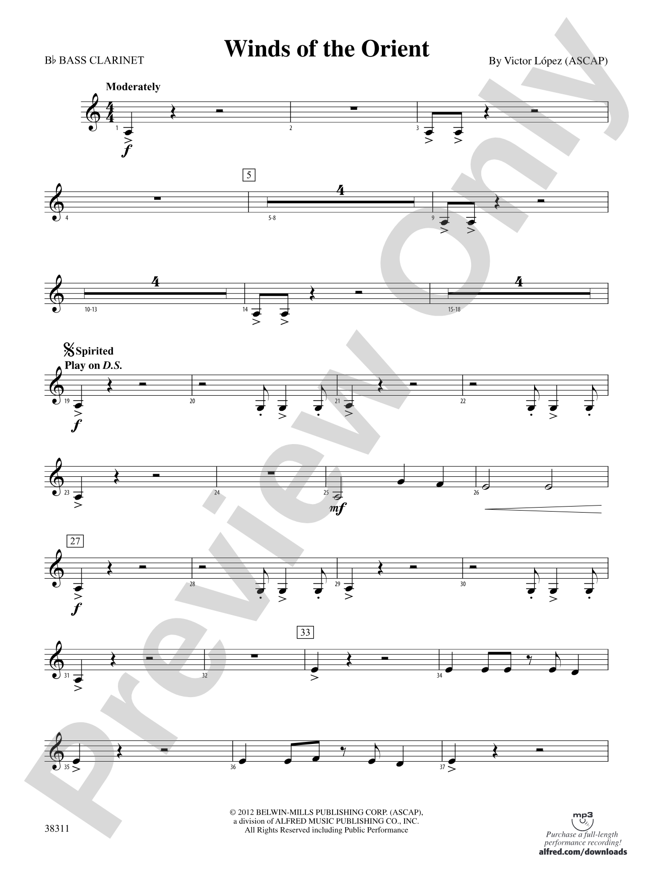 Winds of the Orient: B-flat Bass Clarinet