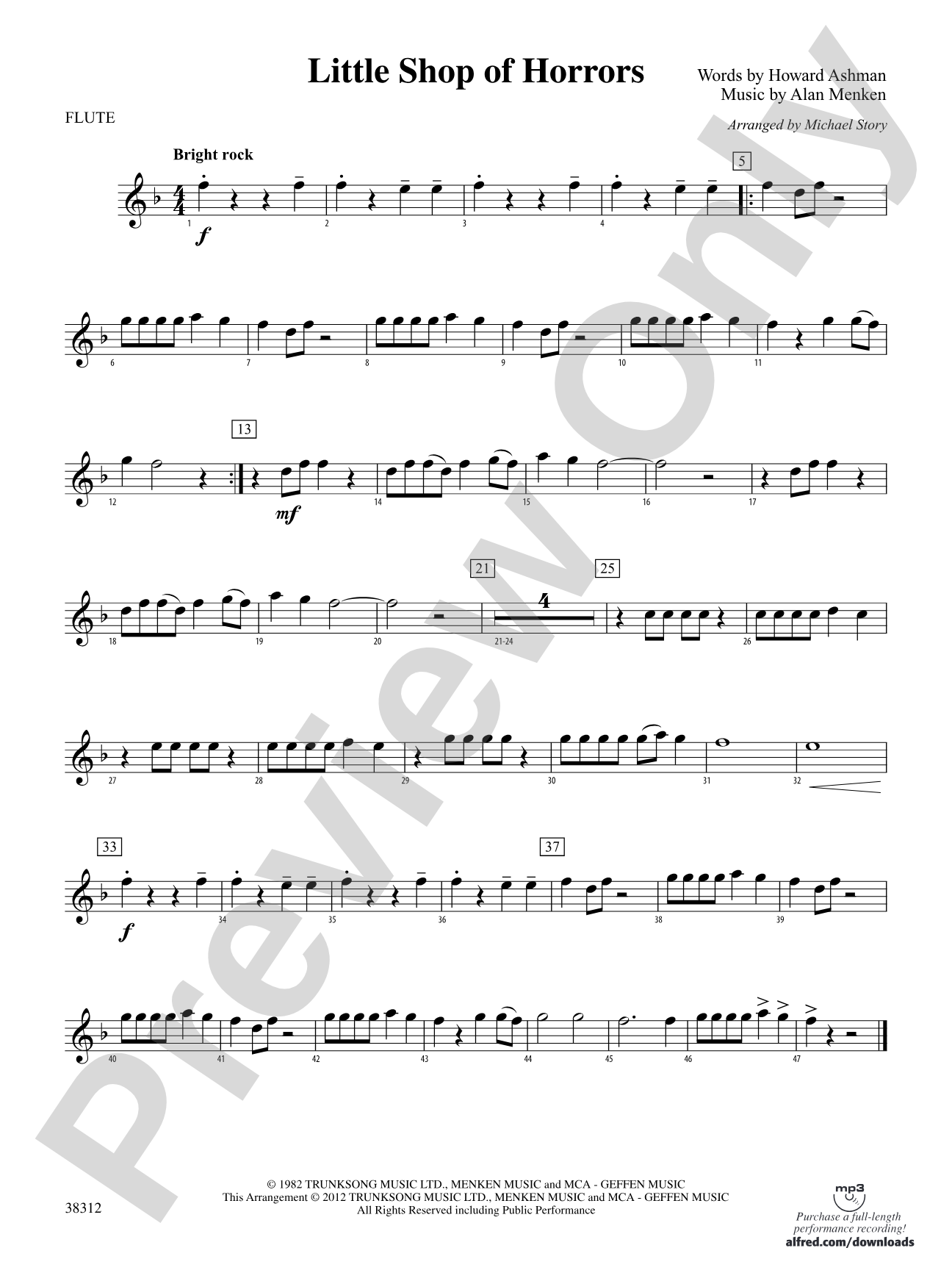 Little Shop of Horrors: Flute