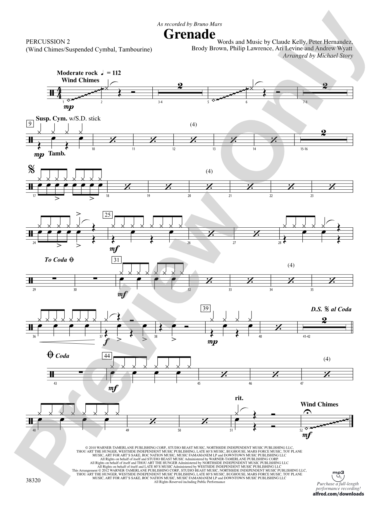 Grenade: 2nd Percussion