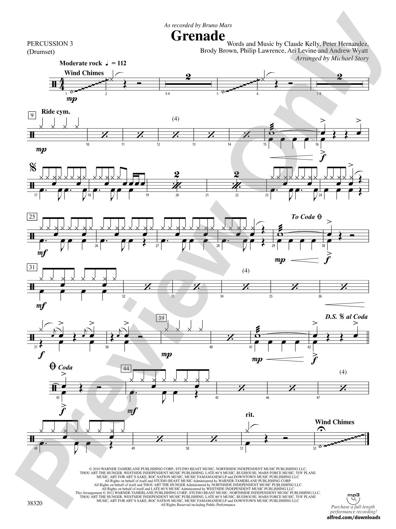 Grenade: 3rd Percussion