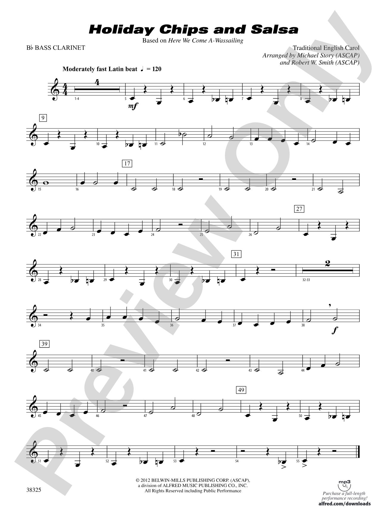 Holiday Chips and Salsa: B-flat Bass Clarinet