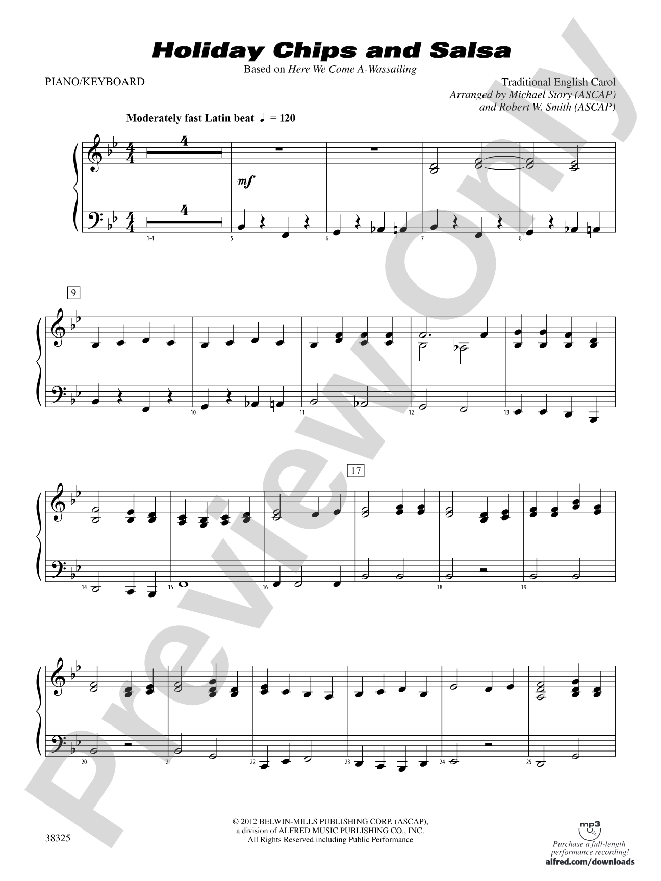 Holiday Chips and Salsa: Piano Accompaniment