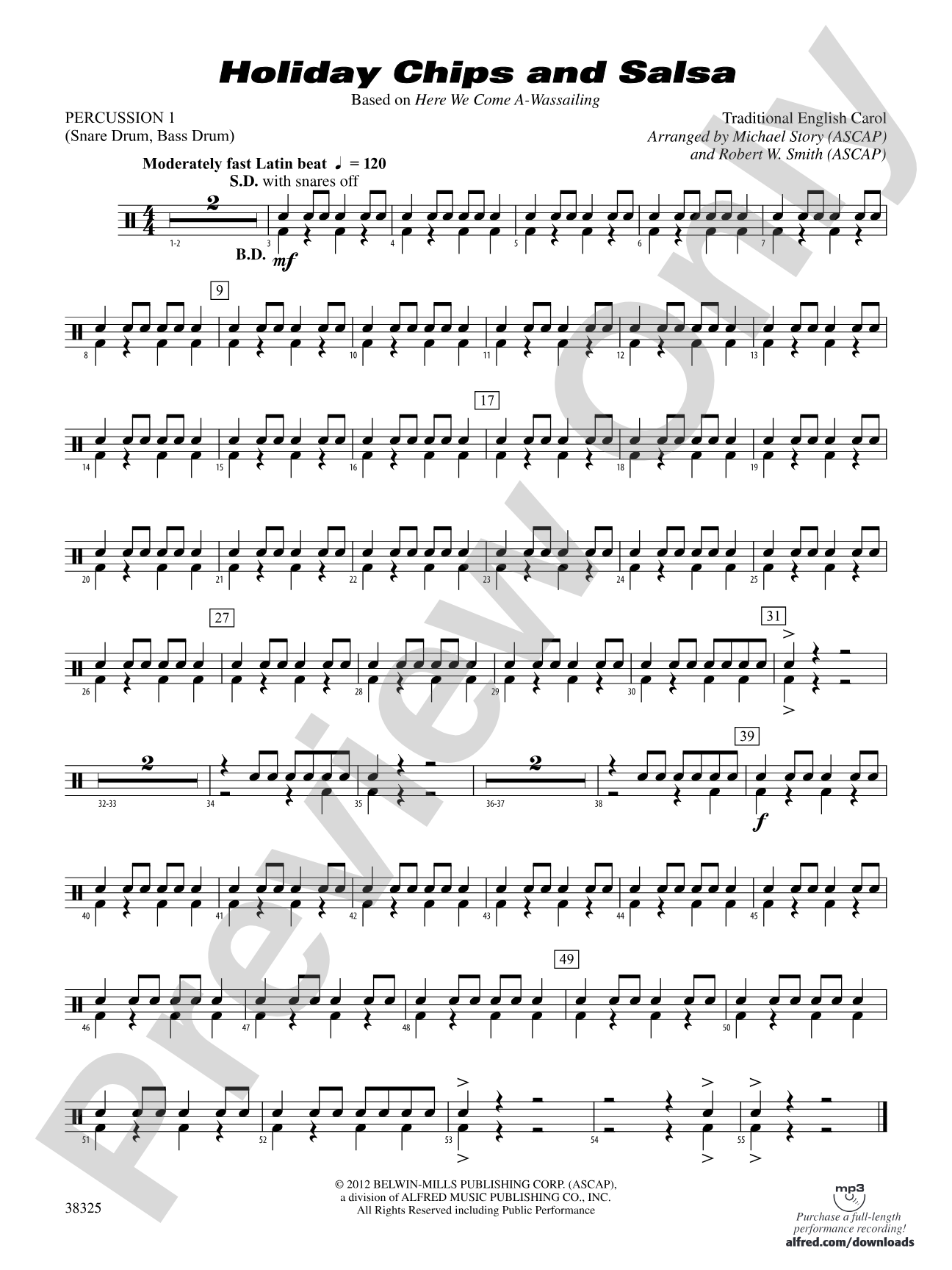 Holiday Chips and Salsa: 1st Percussion