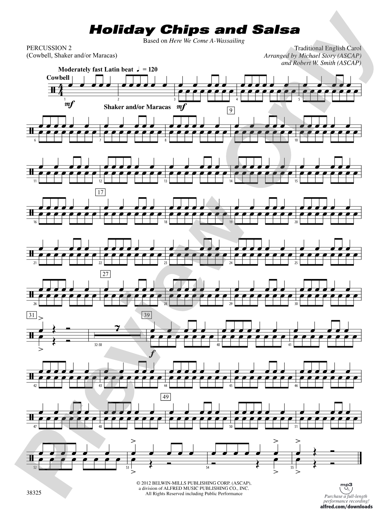 Holiday Chips and Salsa: 2nd Percussion