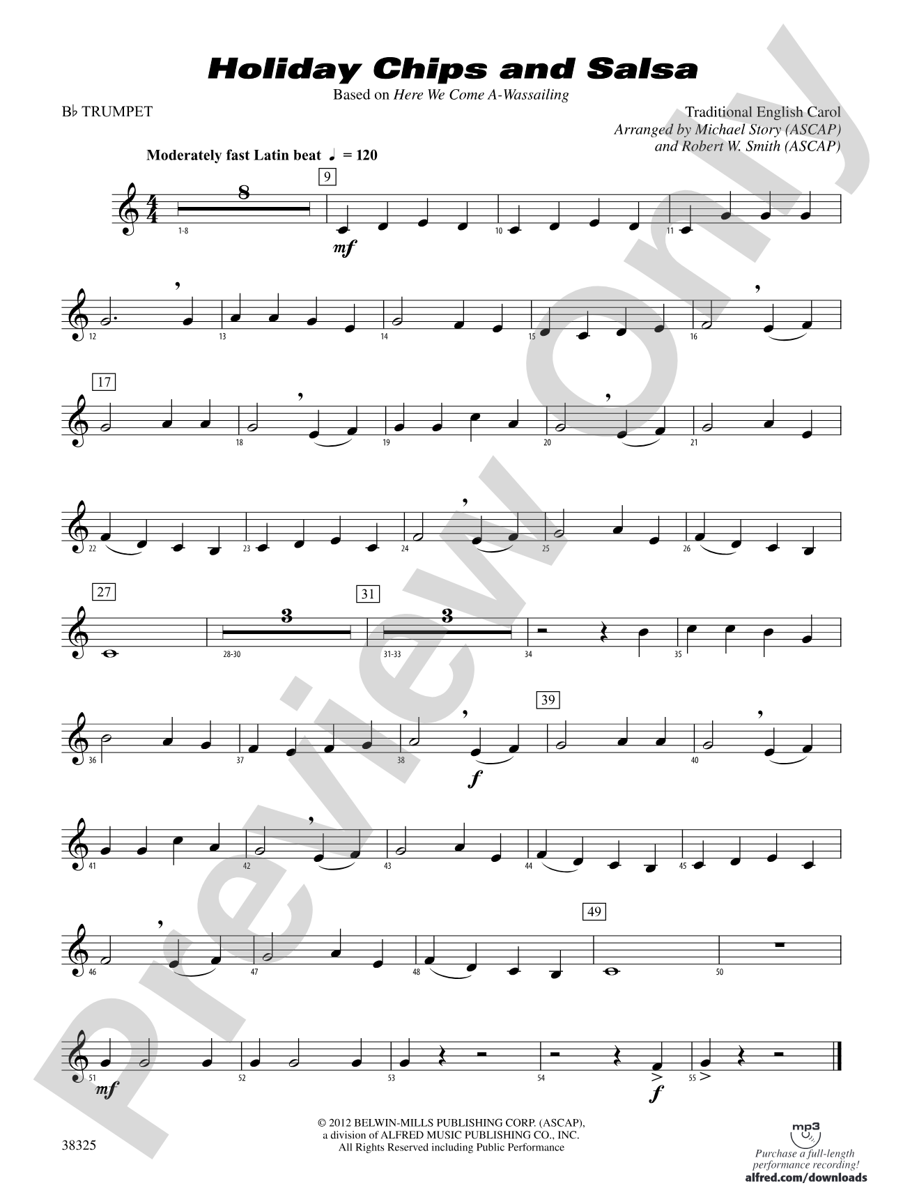 Holiday Chips and Salsa: 1st B-flat Trumpet