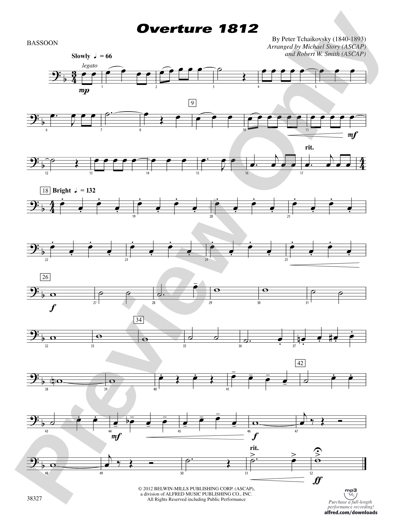Overture 1812: Bassoon