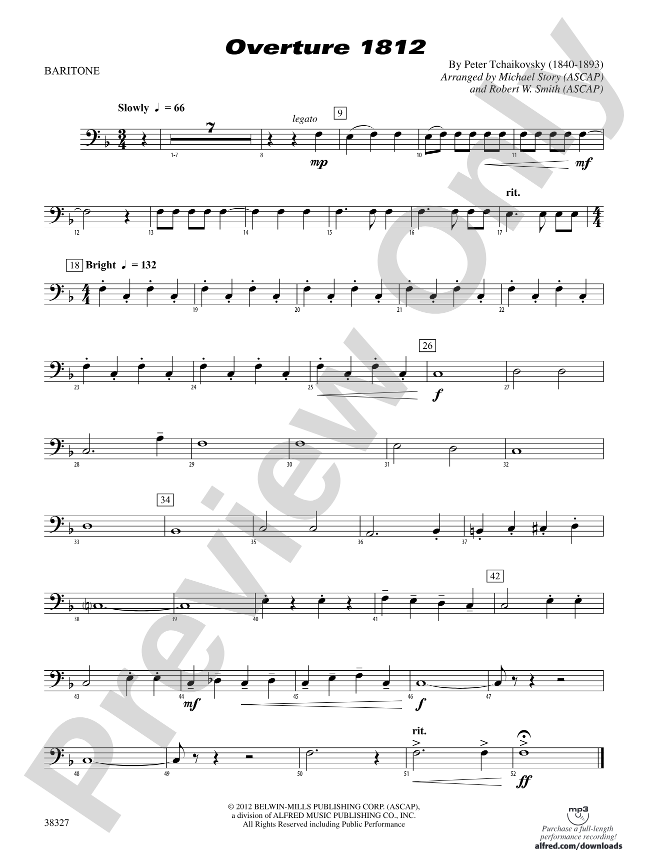Overture 1812: Baritone B.C.