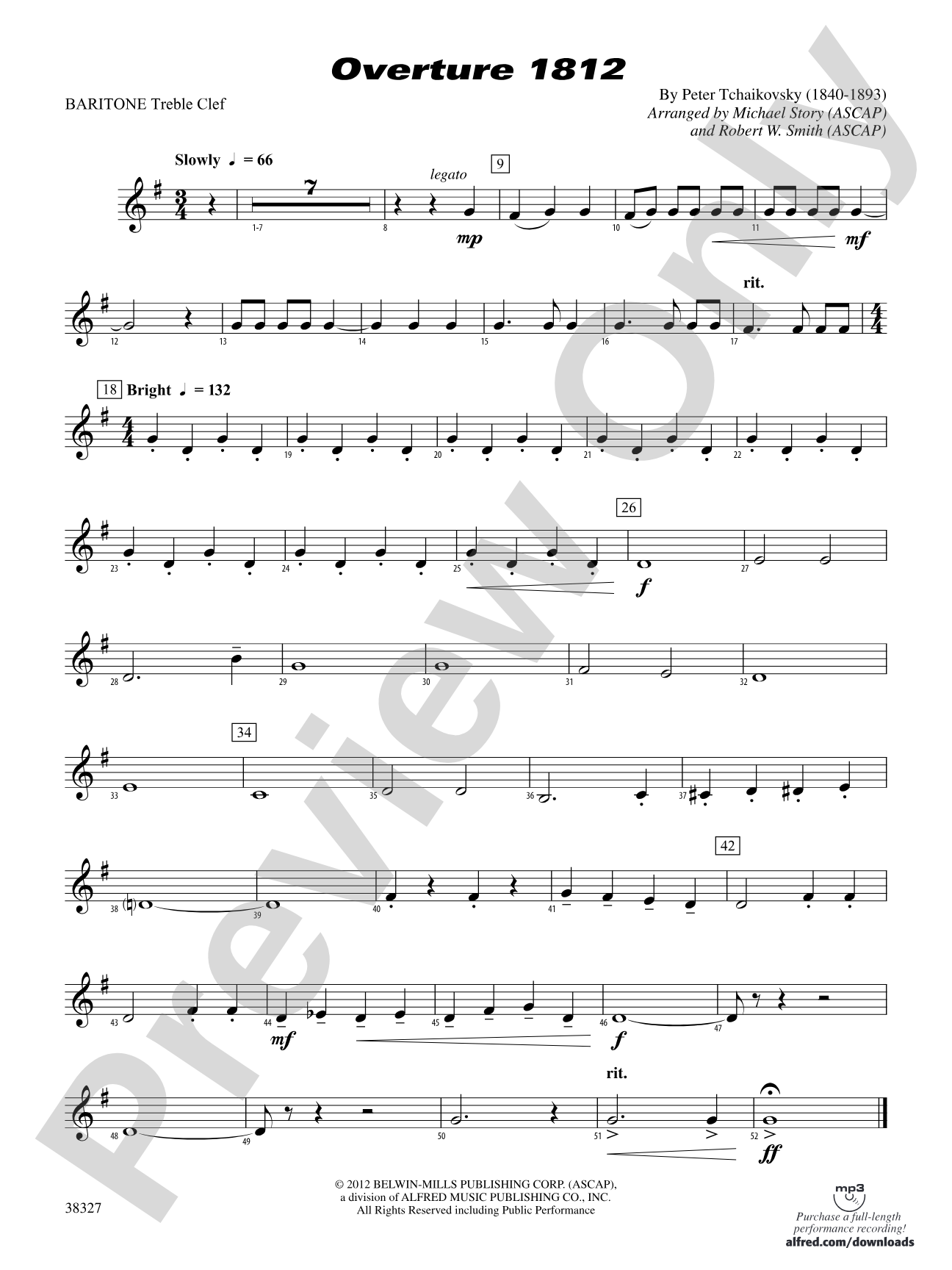 Overture 1812: Baritone T.C.