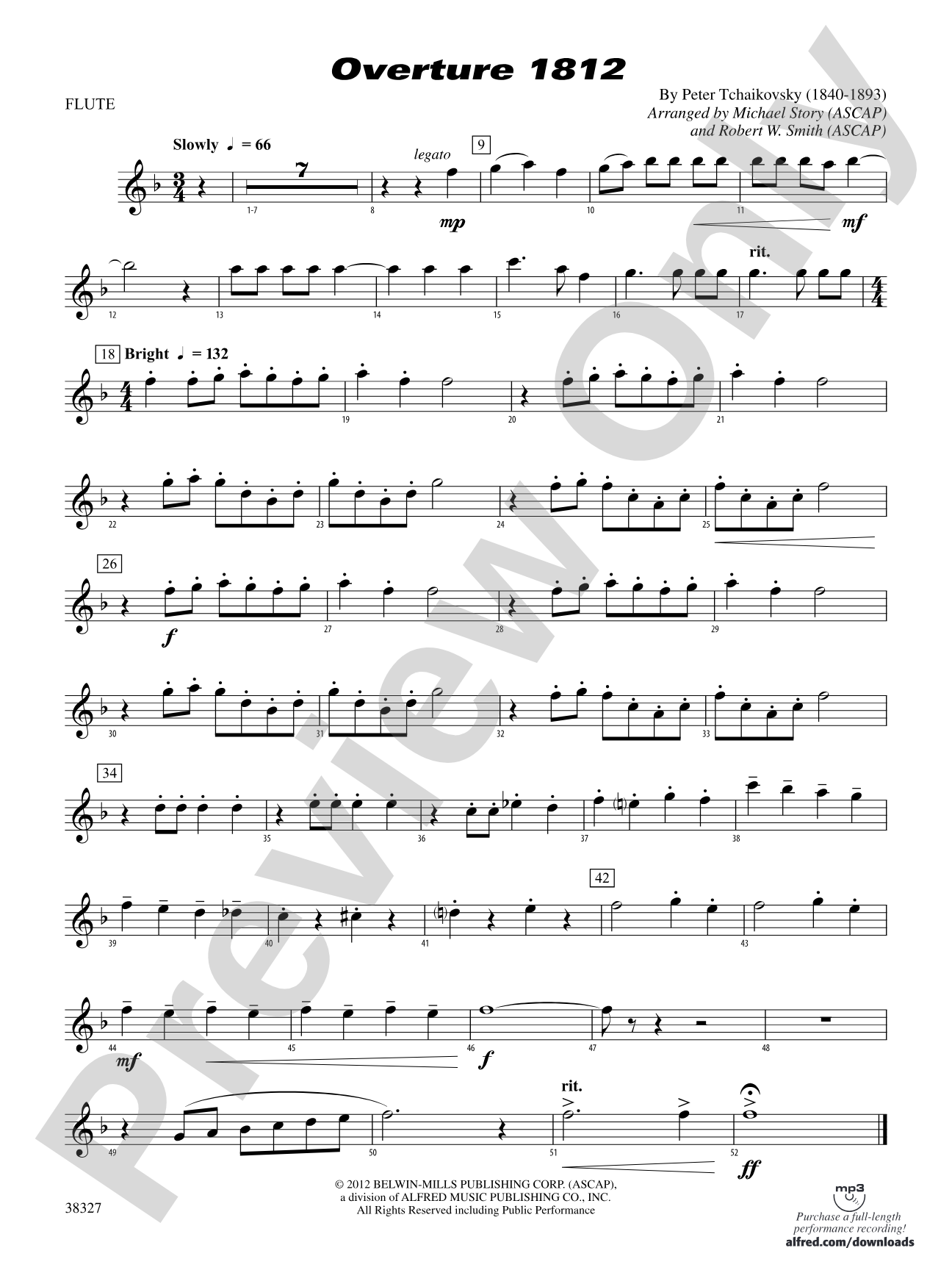 Overture 1812: Flute