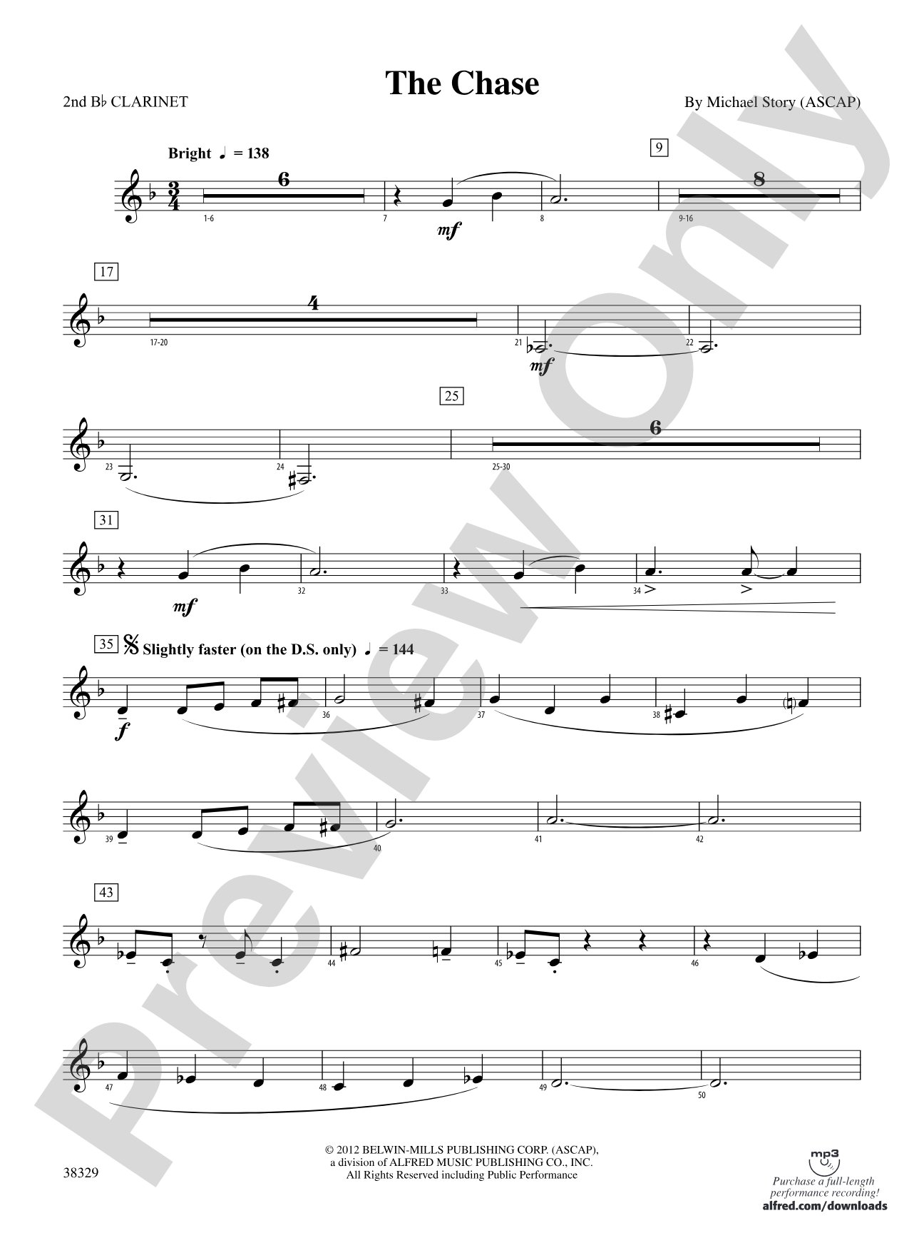 The Chase: 2nd B-flat Clarinet