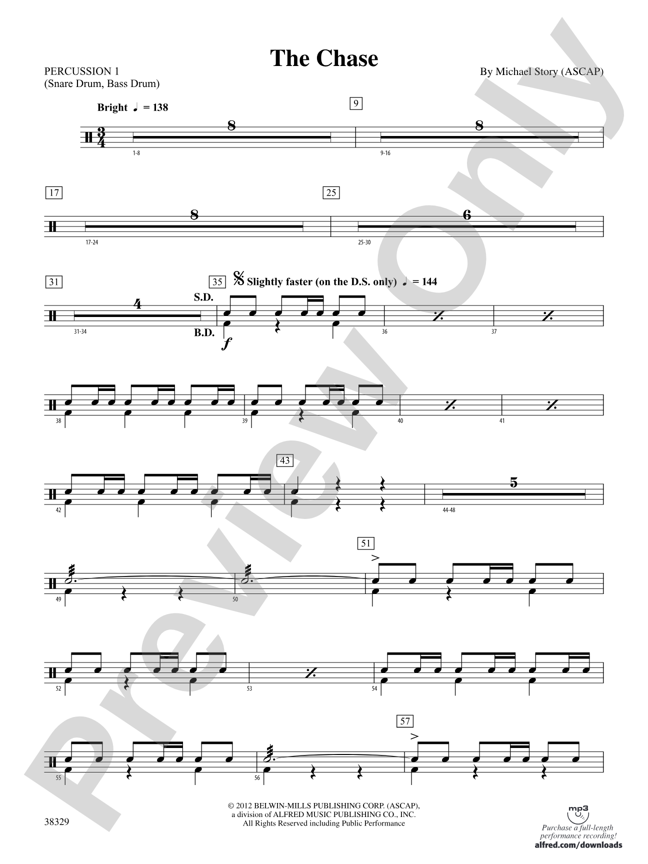 The Chase: 1st Percussion