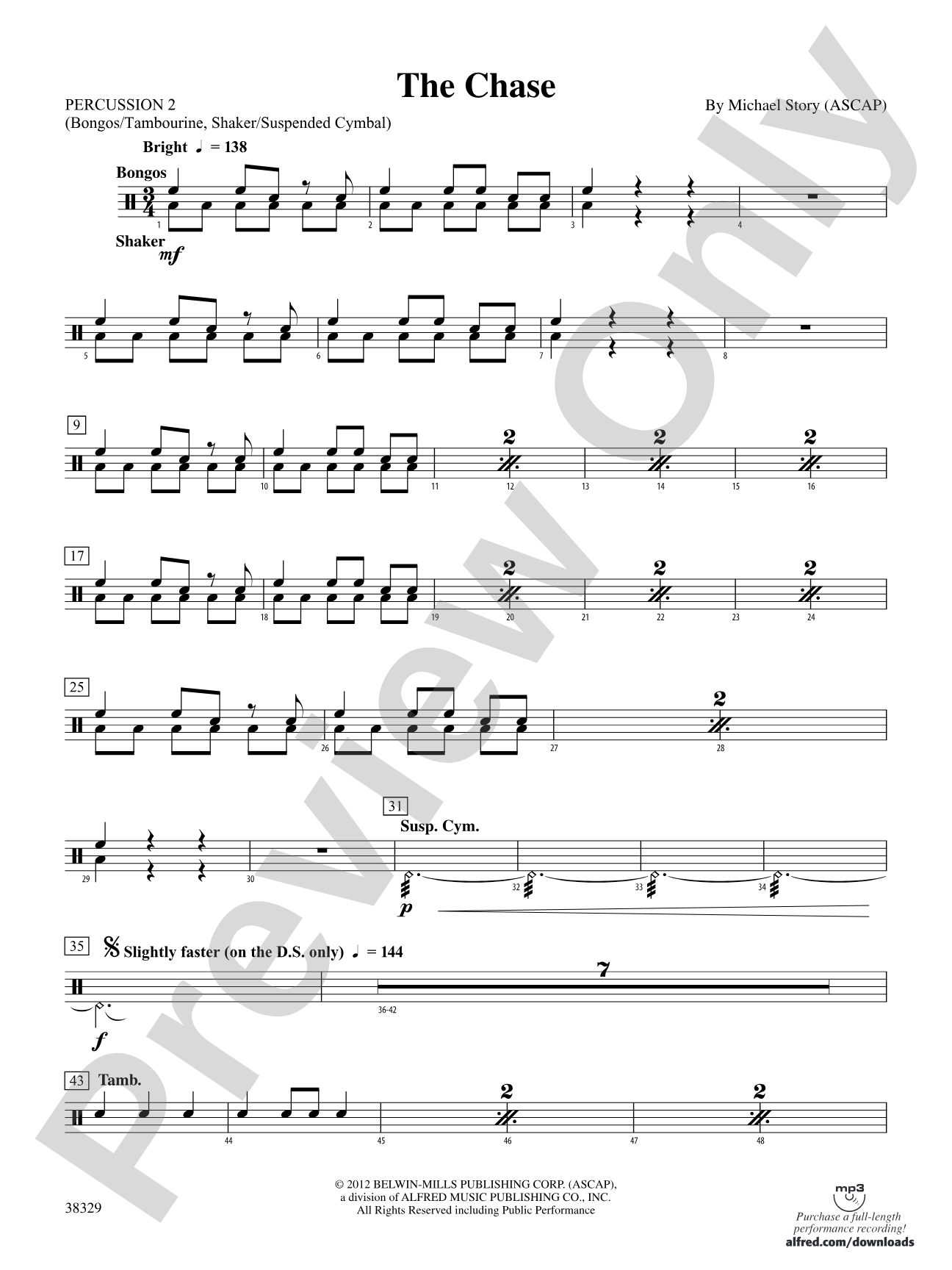 The Chase: 2nd Percussion