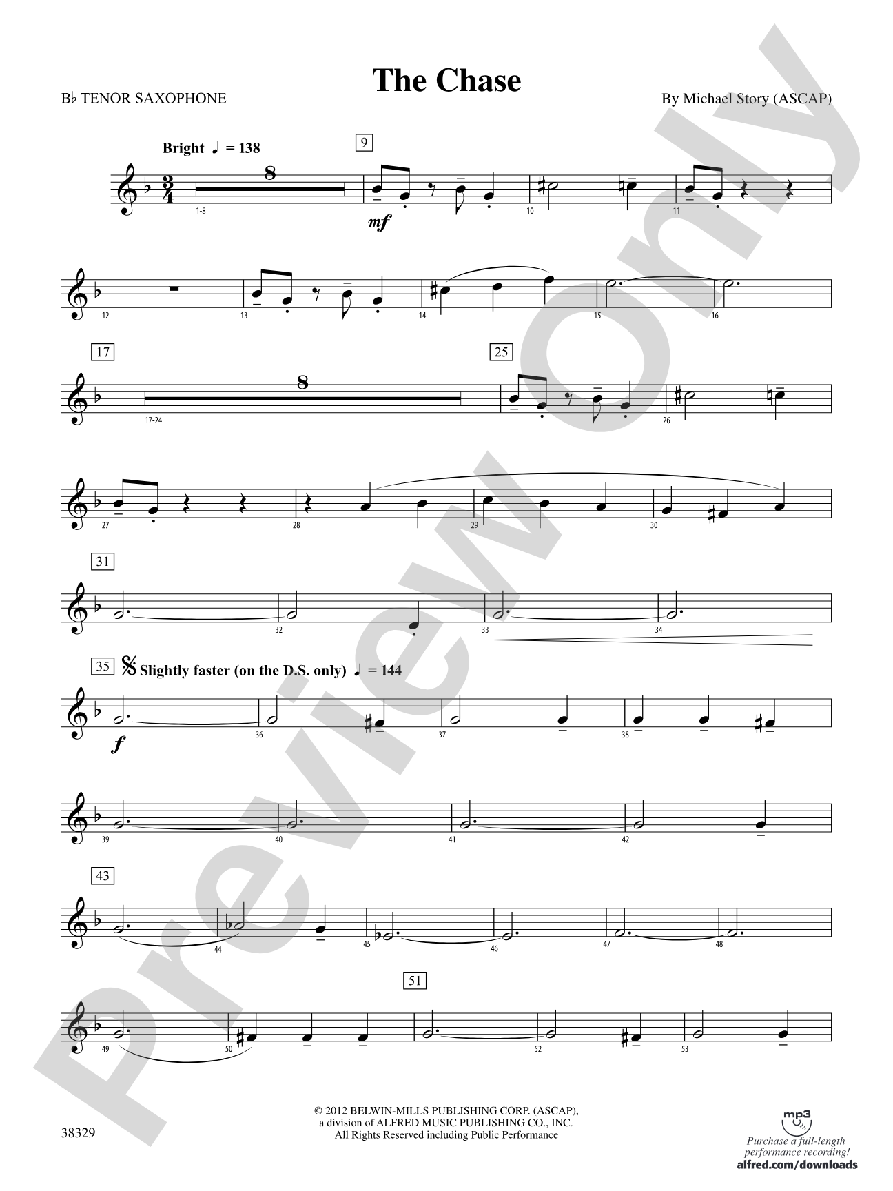 The Chase: B-flat Tenor Saxophone
