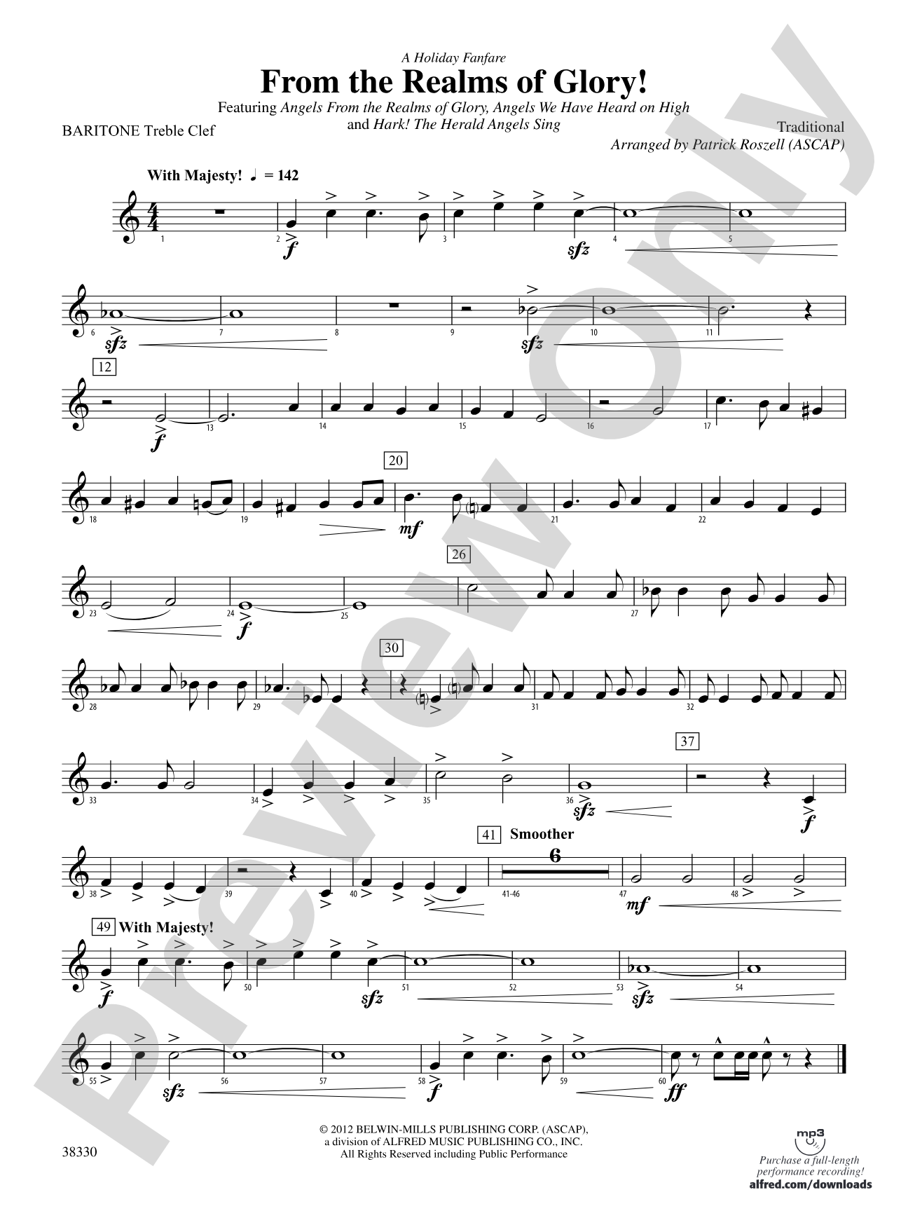 From the Realms of Glory!: Baritone T.C.