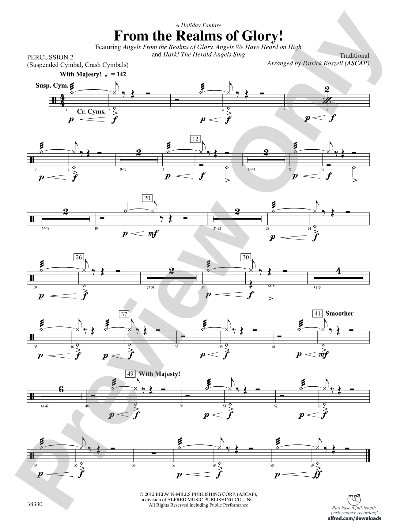From the Realms of Glory!: 2nd Percussion