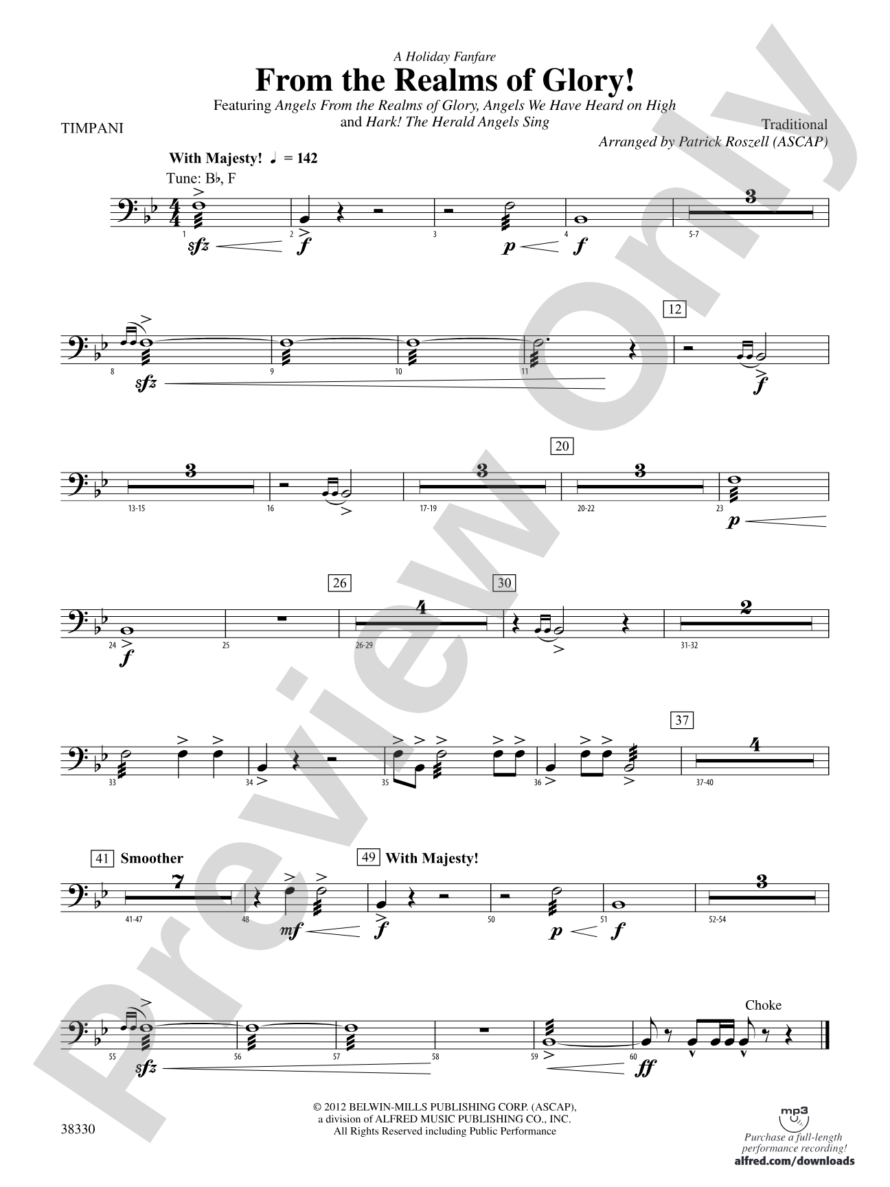 From the Realms of Glory!: Timpani