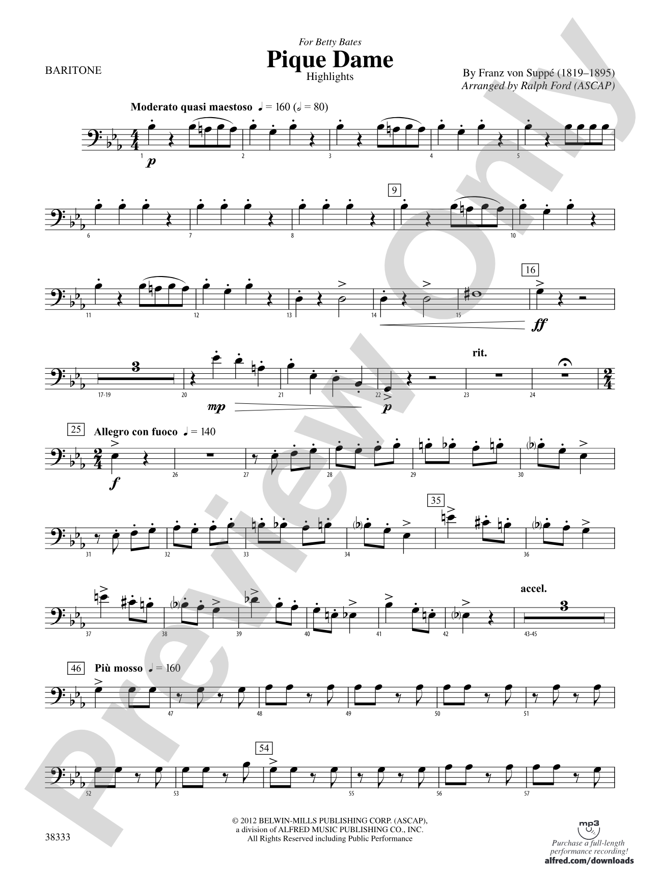 Pique Dame (Highlights): Baritone B.C.