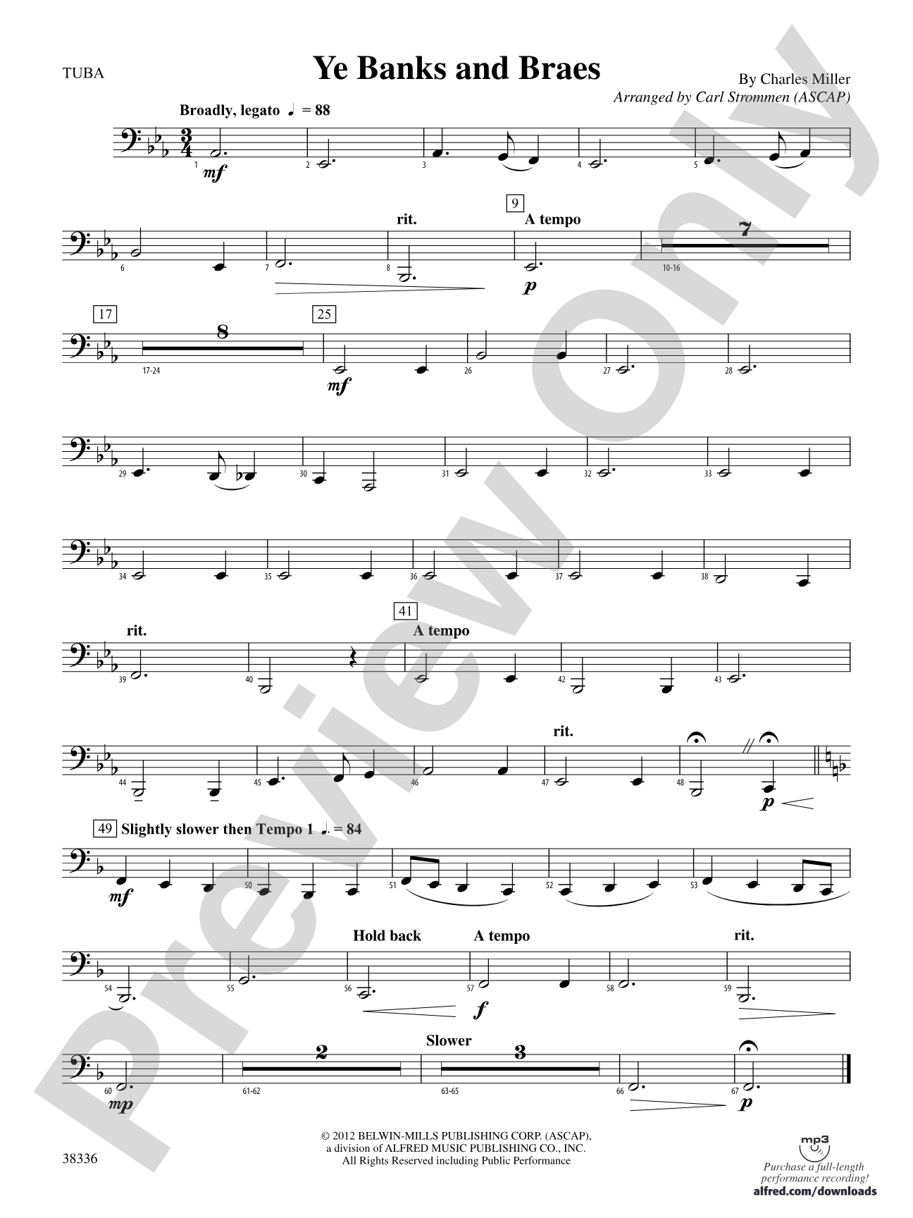 Ye Banks and Braes: Tuba