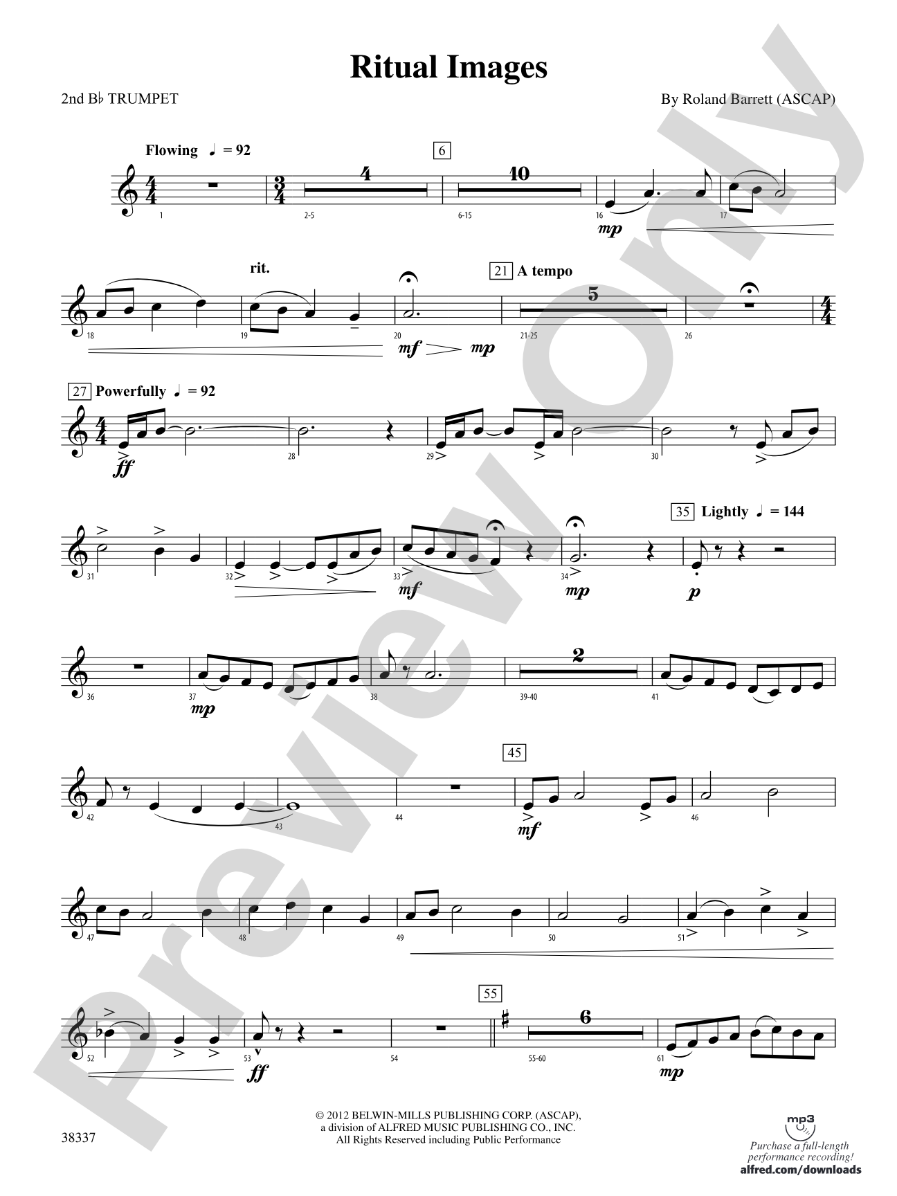 Ritual Images: 2nd B-flat Trumpet